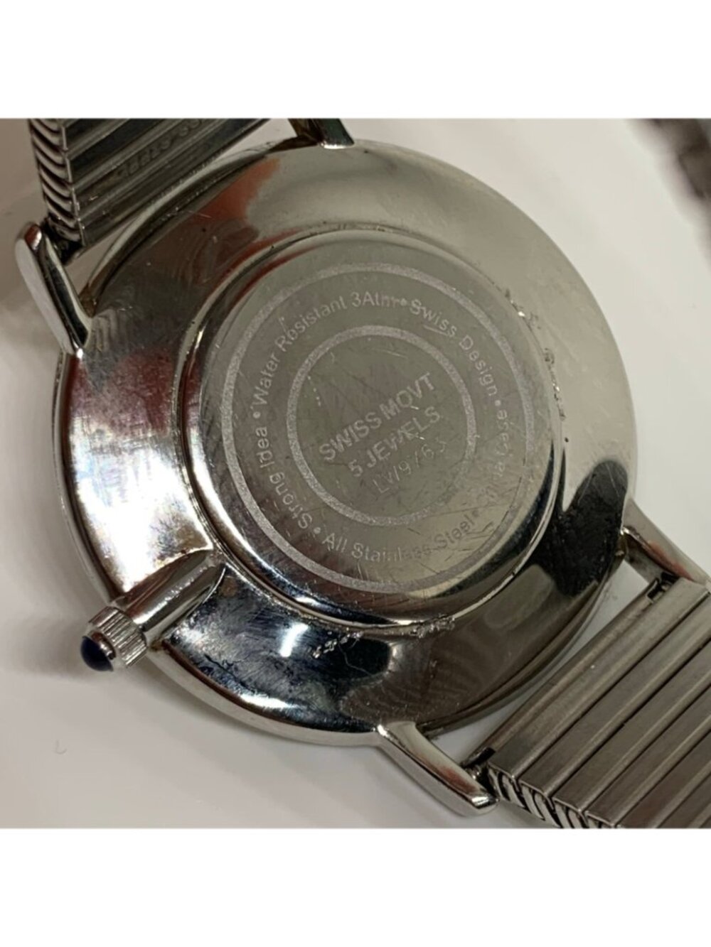 Steinhausen Dress men Watch Swiss date 37mm quartz Tachymeter Dial Roman running - Picture 8 of 10